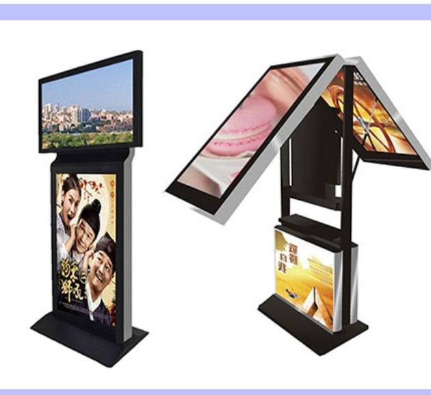 55寸前后雙屏立式廣告機